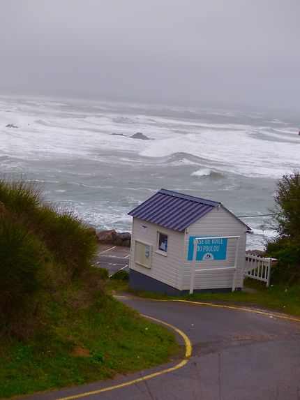 Tempête de vent sur le Finistère 