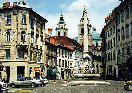 le centre de Ljubljana