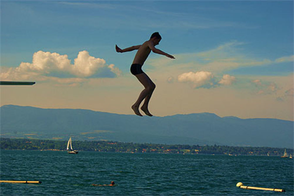 Saut plongeoir Genéve