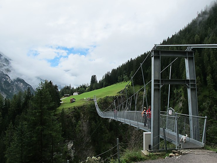 Hängebrücke Holzgau - Ptolémée