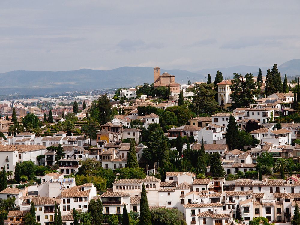 Les toits à Grenade