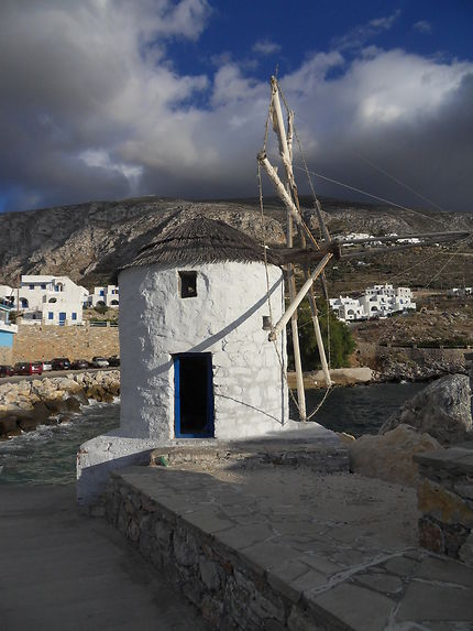 Moulin à vent à Aegiali