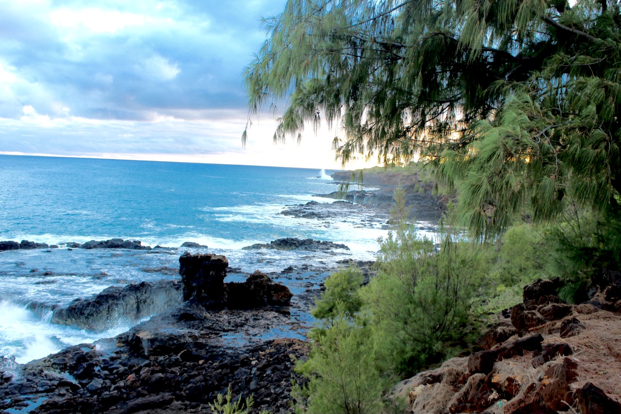 Un couché de soleil à la hauteur de Kauai Île de Kauai Hawaii