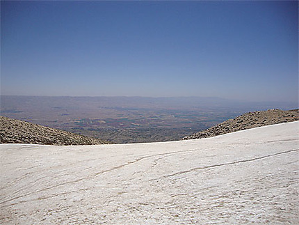 Vue de la vallée de la Bekaa