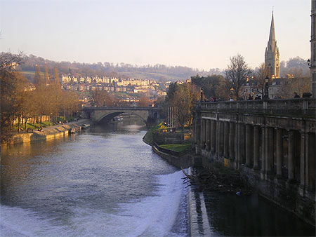 Vue sur la ville de Bath Vue sur la ville de Bath