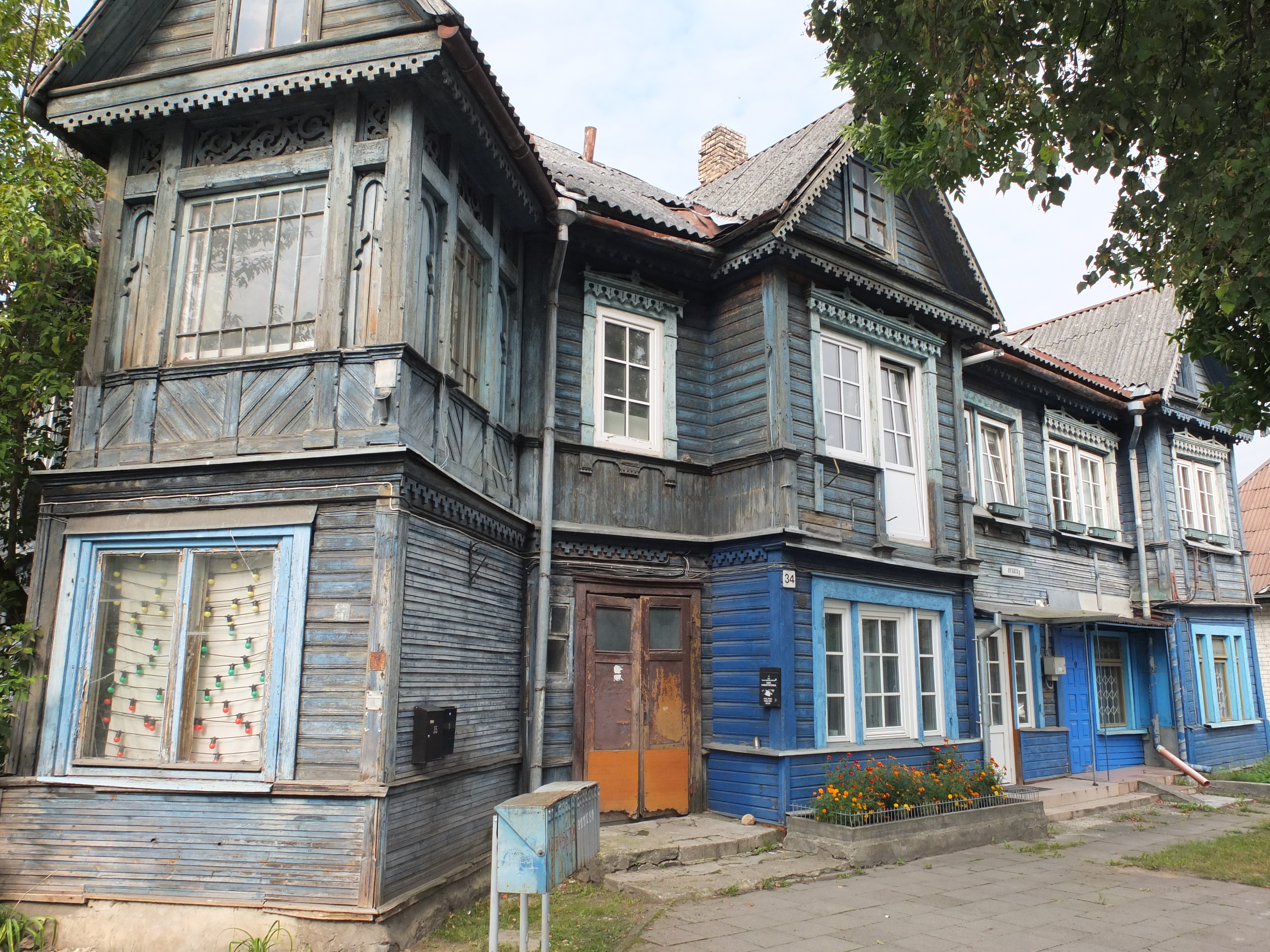 Maison en bois du quartier de Zvoerynas Maison en bois du quartier de Zvoerynas