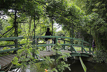 Le jardin autour de la maison de Claude Monet