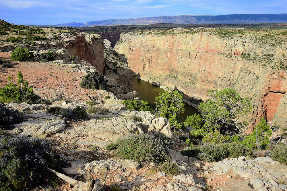 Fin de journée dans le Bighorn canyon