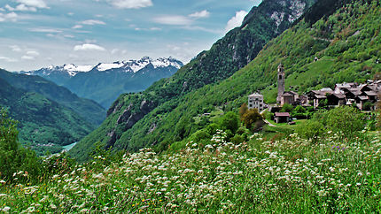 Soglio en Suisse