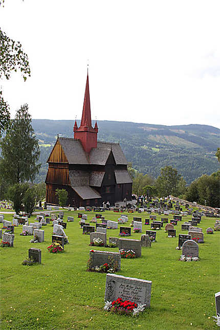Ringebu et son cimetière