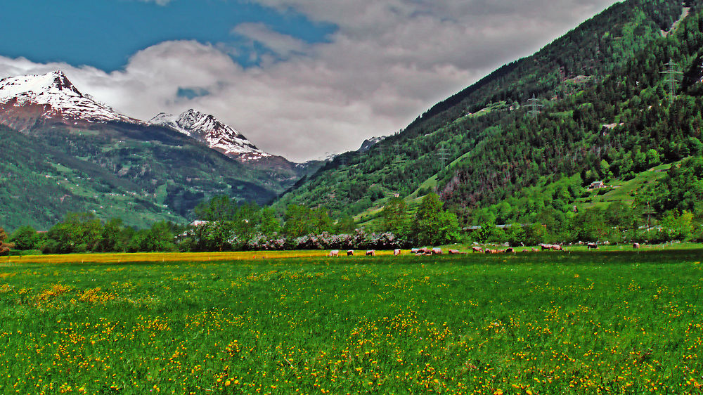 Soglio en Suisse