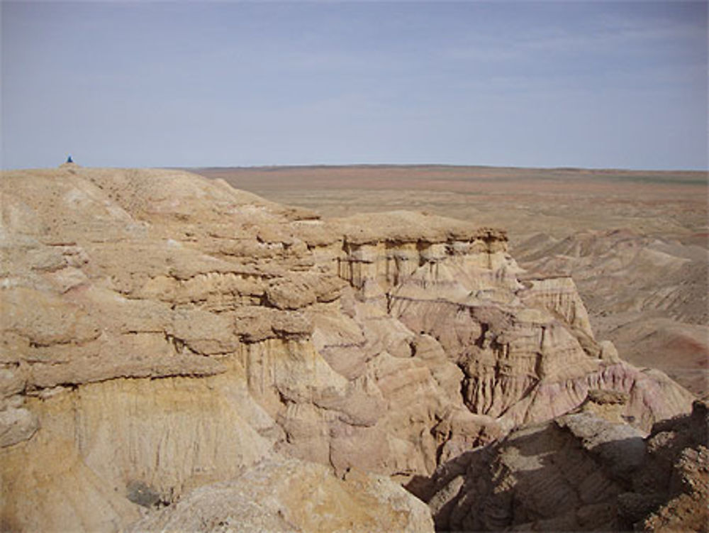 Formations de calcaire blanc