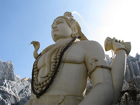 Temple de Shiva : Statues : Bengaluru (Bangalore) : Karnataka : Inde 