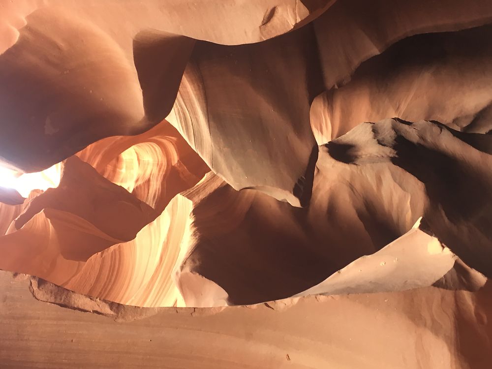 Dans le ventre d'Antelope Canyon, Arizona !