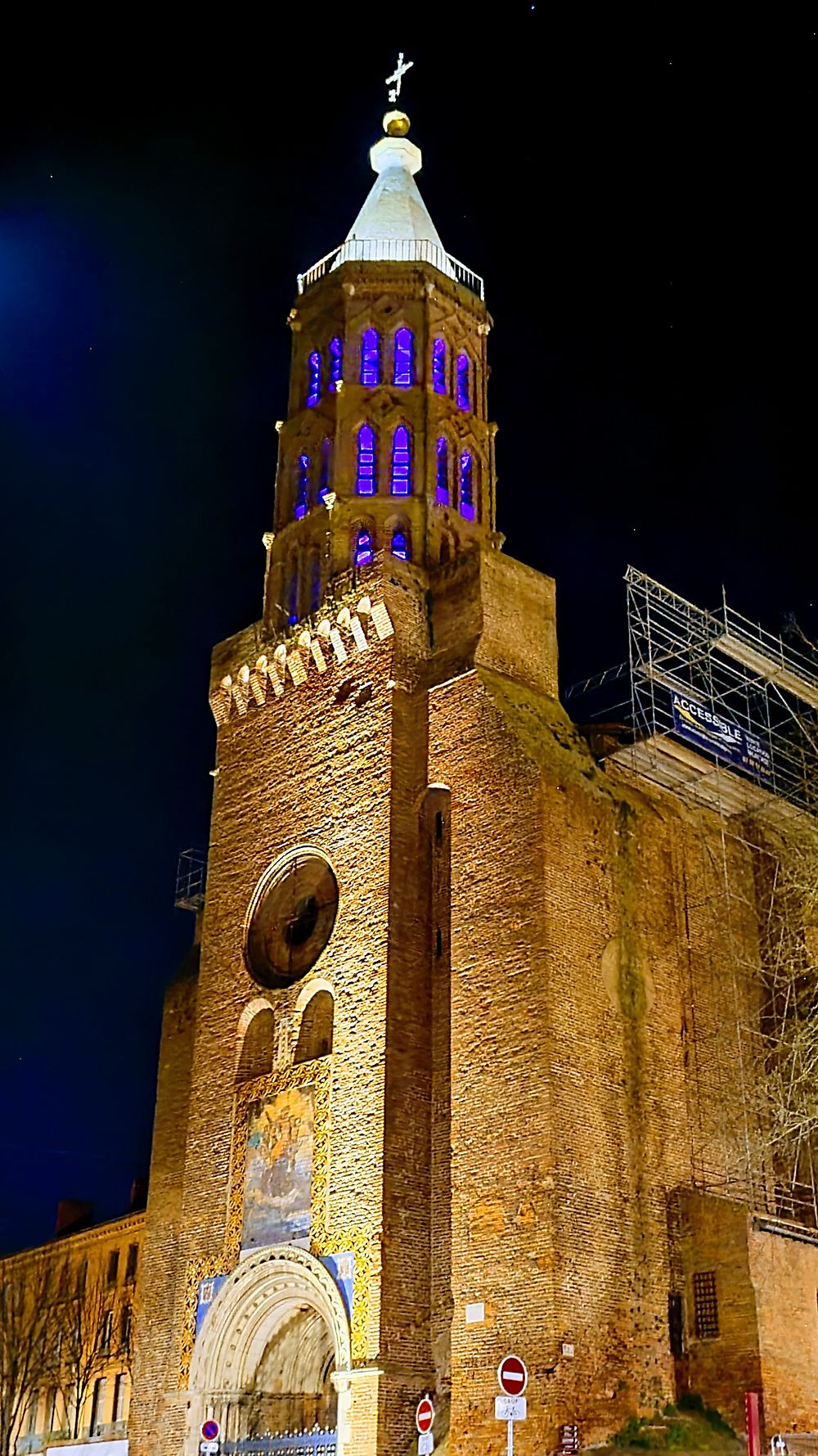 Église Saint Jacques en rénovation 