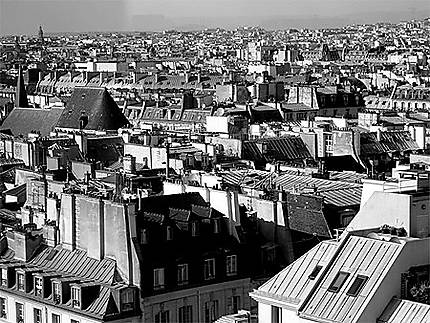 Les Toits De Paris Villes Noir Et Blanc Centre Pompidou Beaubourg 4eme Arrondissement Paris Routard Com