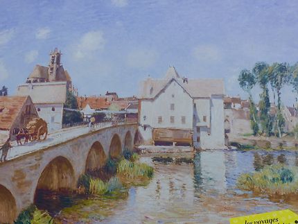 Le Pont de Moret peint par Sisley