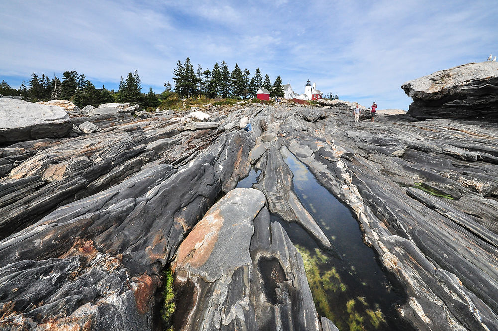 Formes au Pemaquid Point Lighthouse Park