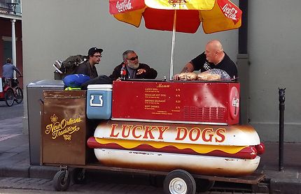 Hot dog à New Orléans