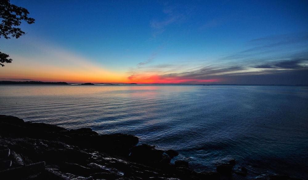 Lever du soleil à Rockport