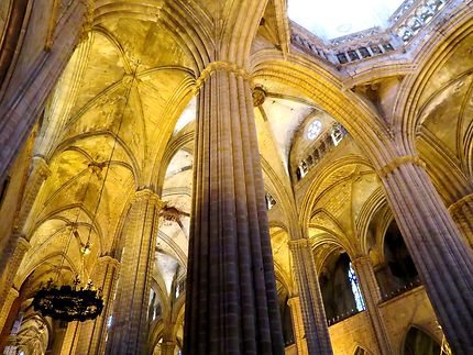 La voute de la cathédrale de Barcelone