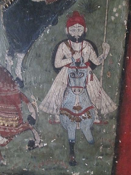 Fresque au Palais de Bundi