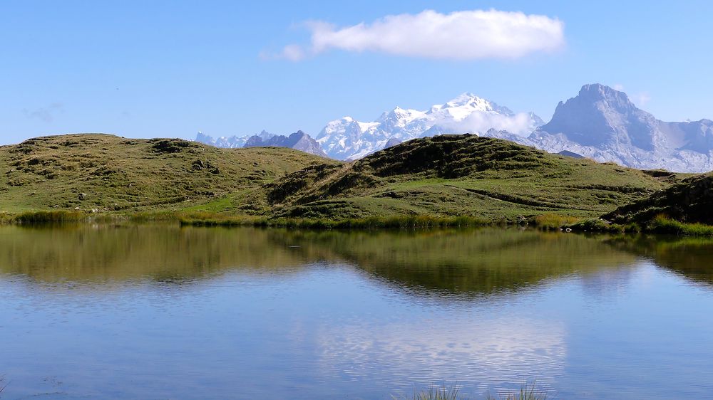 Méditation devant Le Chinaillon, Alpes