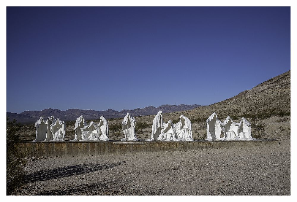 Installation d'artistes, proche de Las Vegas