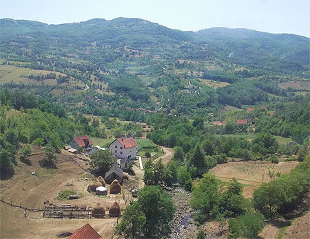 Village de Serbie