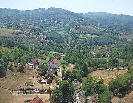 Village de Serbie