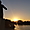 Coucher de soleil sur le rio Sinu à Monteria 