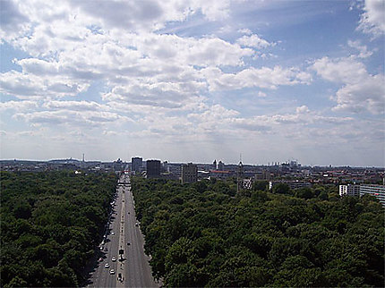 Tiergarten en regardant vers l'ouest