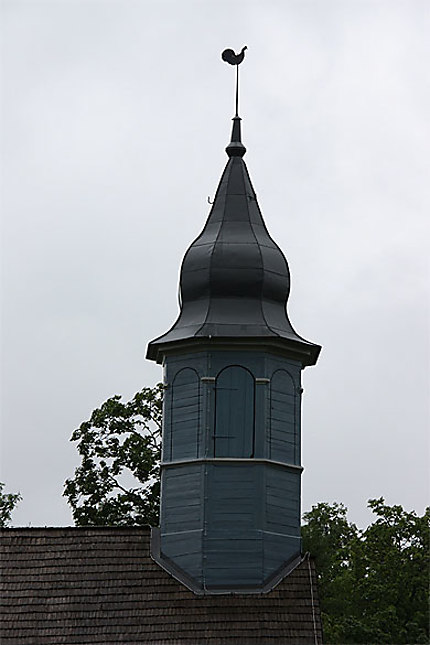 Le clocher de l'église luthérienne en bois de 1750