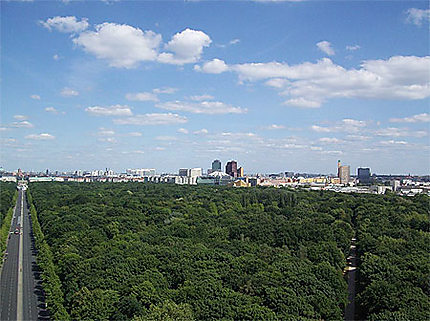 Tiergarten en regardant vers l'est