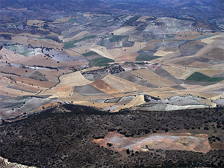 Paysage du nord de l'Andalousie Paysage du nord de l'Andalousie