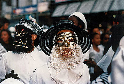 Pendant le carnaval de Guyane