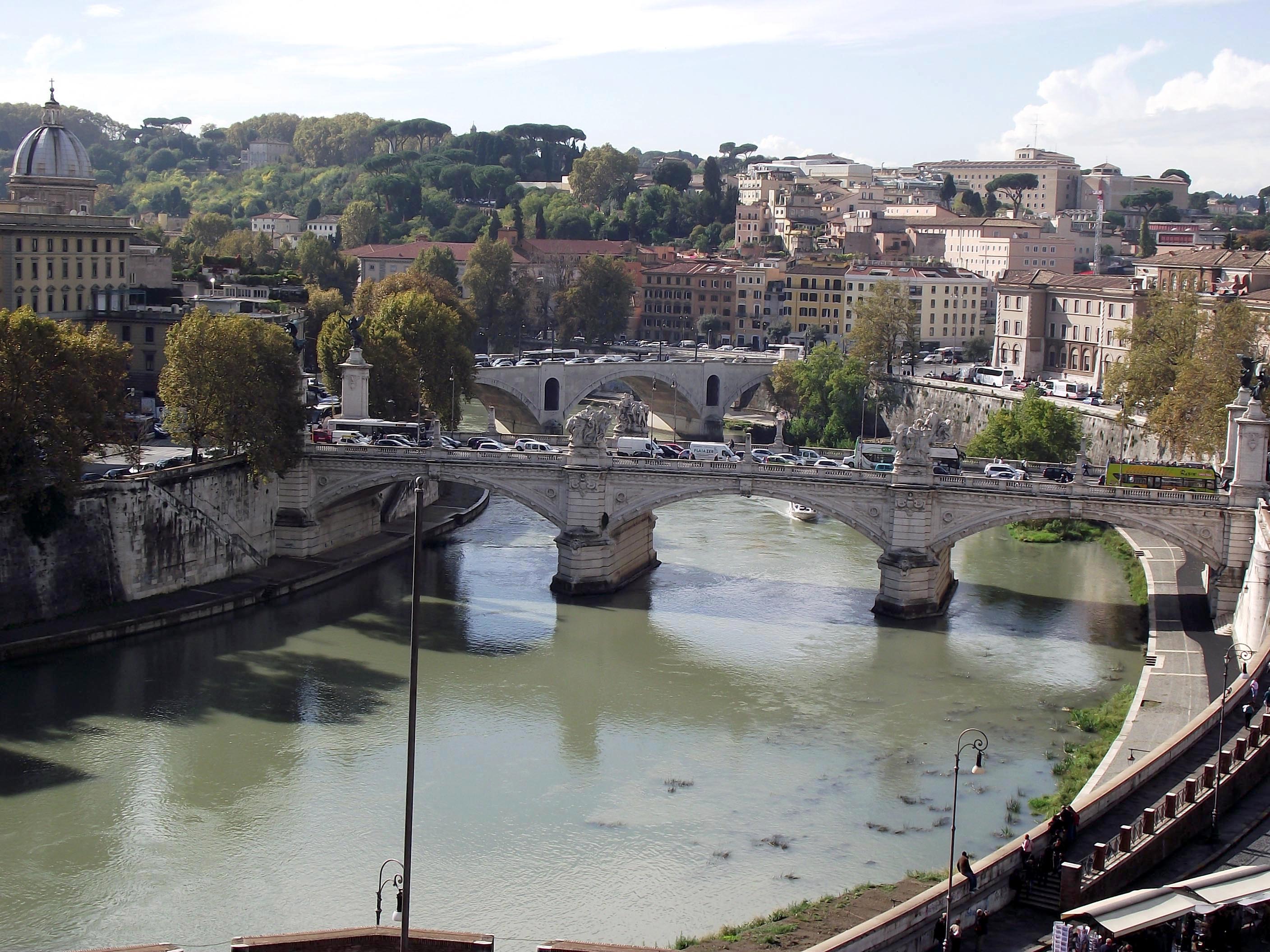 Le Tibre et les ponts Le Tibre et les ponts