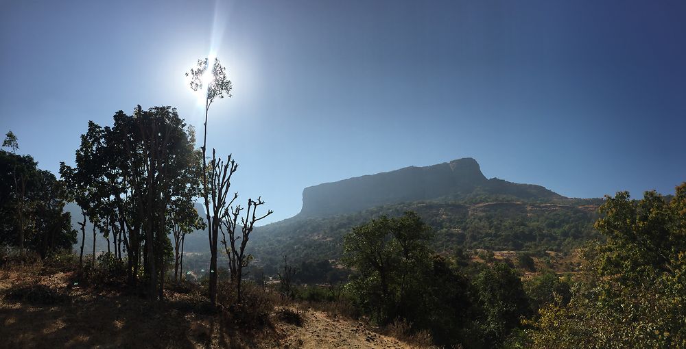 Forteresse Harihar à Nashik en Inde