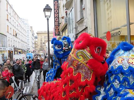 Nouvel an Chinois à Paris, rue saint-Denis