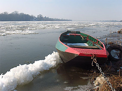 La Loire sous la glace