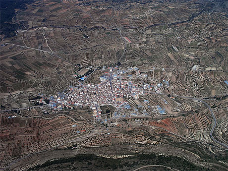 Vue aérienne d'Alcublas Vue aérienne d'Alcublas