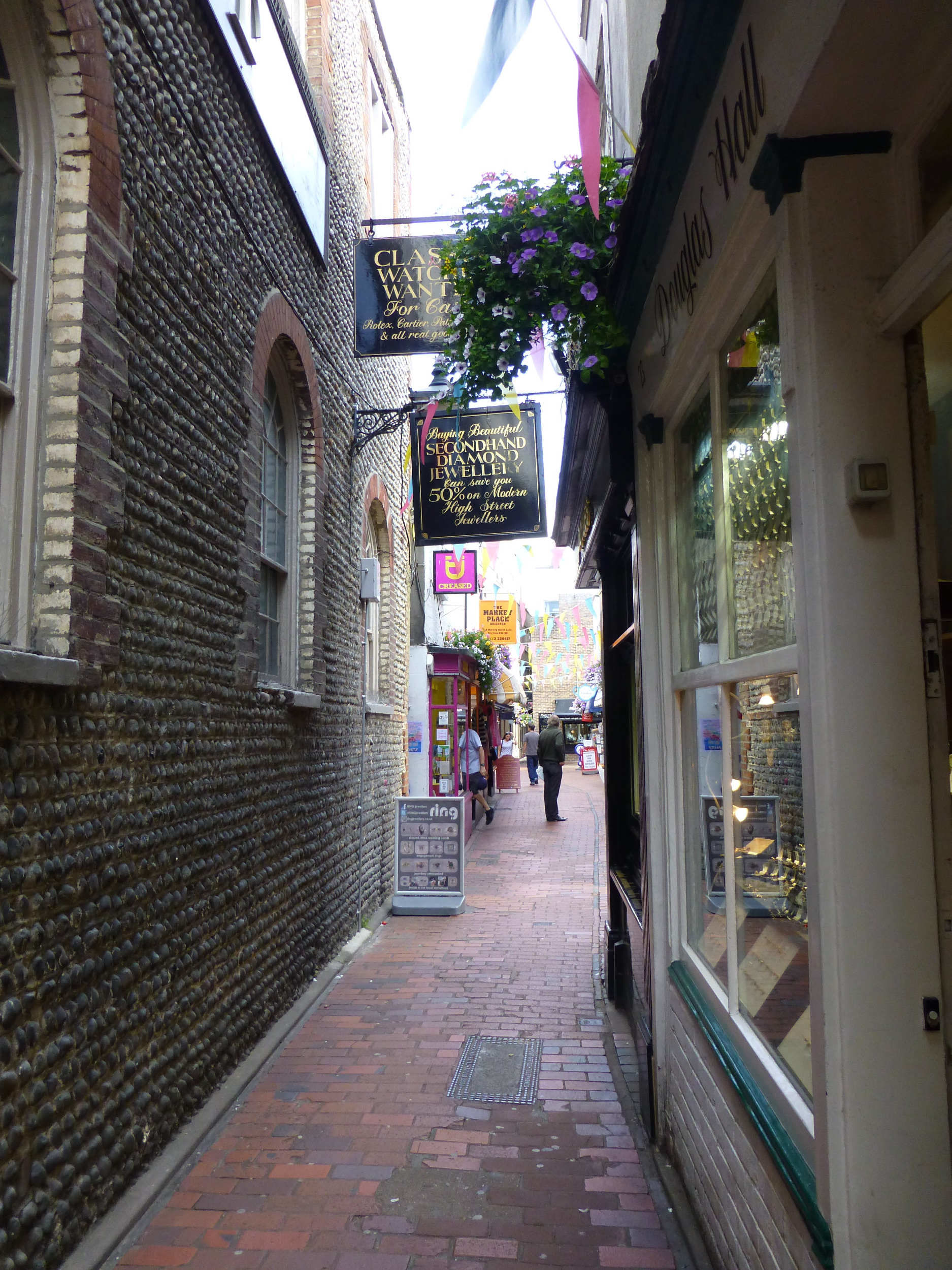 Small street in the lanes