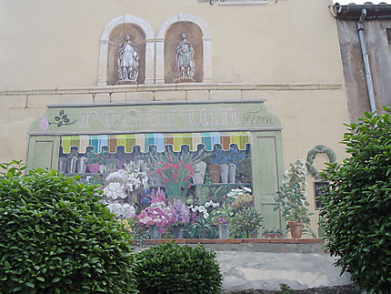 Mur peint place du marché