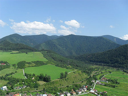 Panorama des environs de Zilina