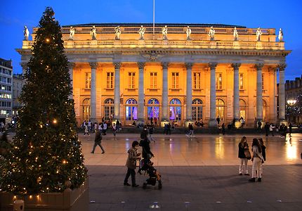 Grand Théâtre de Bordeaux sous les illuminations