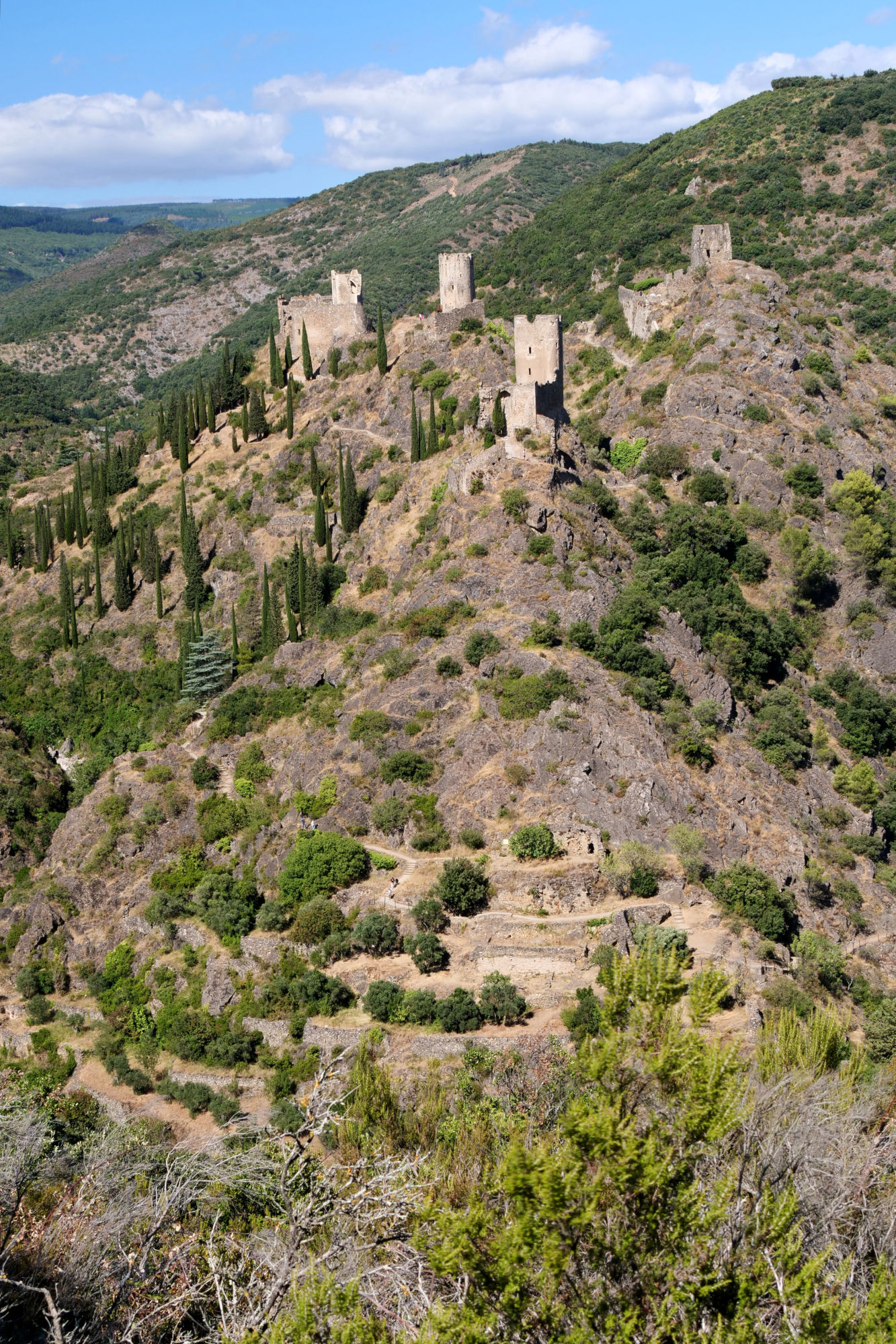 Les 4 châteaux de Lastours