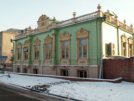 Maison traditionnelle sibérienne