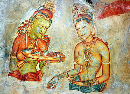Fresque de Sigiriya