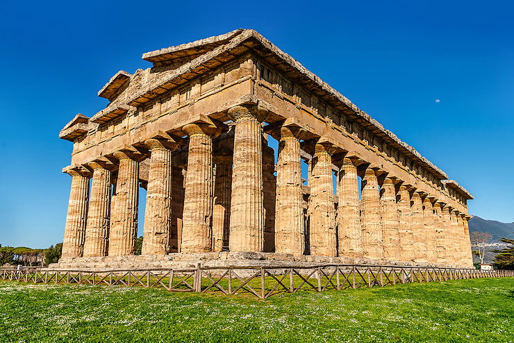 Les trois temples doriques de Paestum 