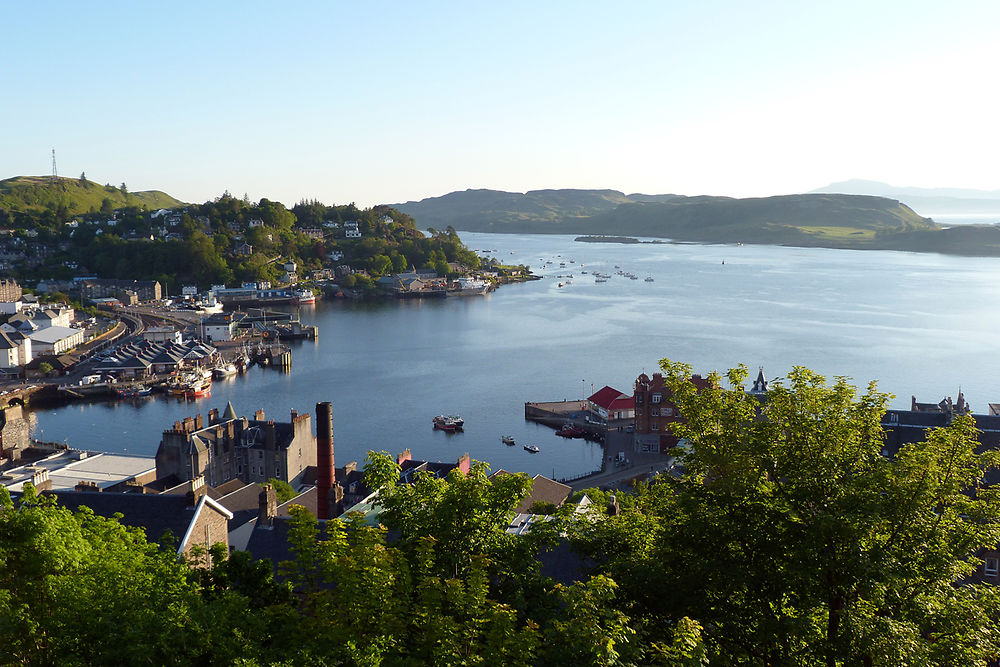 Vue du port d'Oban